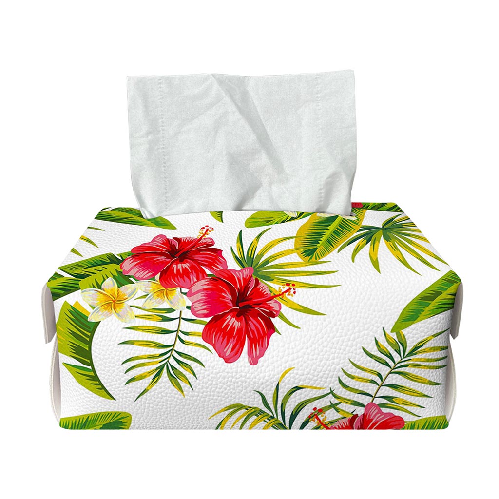 Aloha Hibiscus Tropical Pattern Print Rectangle Tissue Box Cover