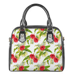 Aloha Hibiscus Tropical Pattern Print Shoulder Handbag