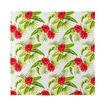 Aloha Hibiscus Tropical Pattern Print Silk Bandana