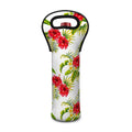Aloha Hibiscus Tropical Pattern Print Single Neoprene Wine Tote