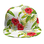 Aloha Hibiscus Tropical Pattern Print Snapback Cap