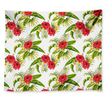 Aloha Hibiscus Tropical Pattern Print Tapestry