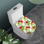Aloha Hibiscus Tropical Pattern Print Toilet Lid Cover