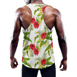 Aloha Hibiscus Tropical Pattern Print Training Tank Top