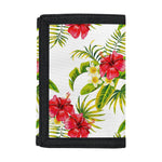 Aloha Hibiscus Tropical Pattern Print Trifold Wallet