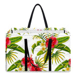 Aloha Hibiscus Tropical Pattern Print Utility Tote Bag