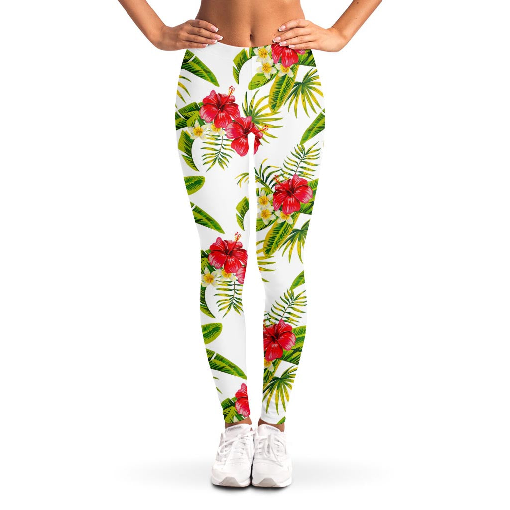 Aloha Hibiscus Tropical Pattern Print Women's Leggings