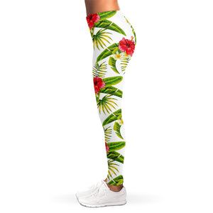 Aloha Hibiscus Tropical Pattern Print Women's Leggings