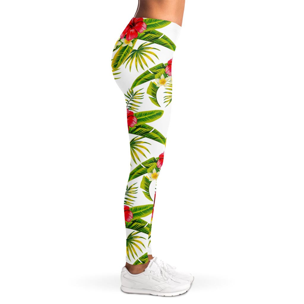 Aloha Hibiscus Tropical Pattern Print Women's Leggings