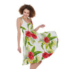 Aloha Hibiscus Tropical Pattern Print Women's Sleeveless Dress