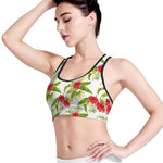 Aloha Hibiscus Tropical Pattern Print Women's Sports Bra