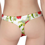 Aloha Hibiscus Tropical Pattern Print Women's Thong