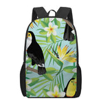 Aloha Keel-Billed Toucan Print 17 Inch Backpack