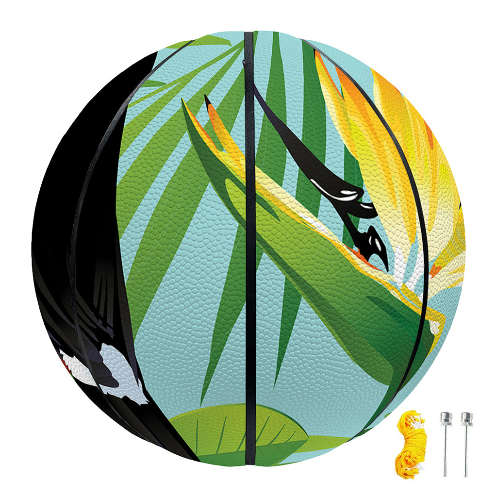 Aloha Keel-Billed Toucan Print Basketball