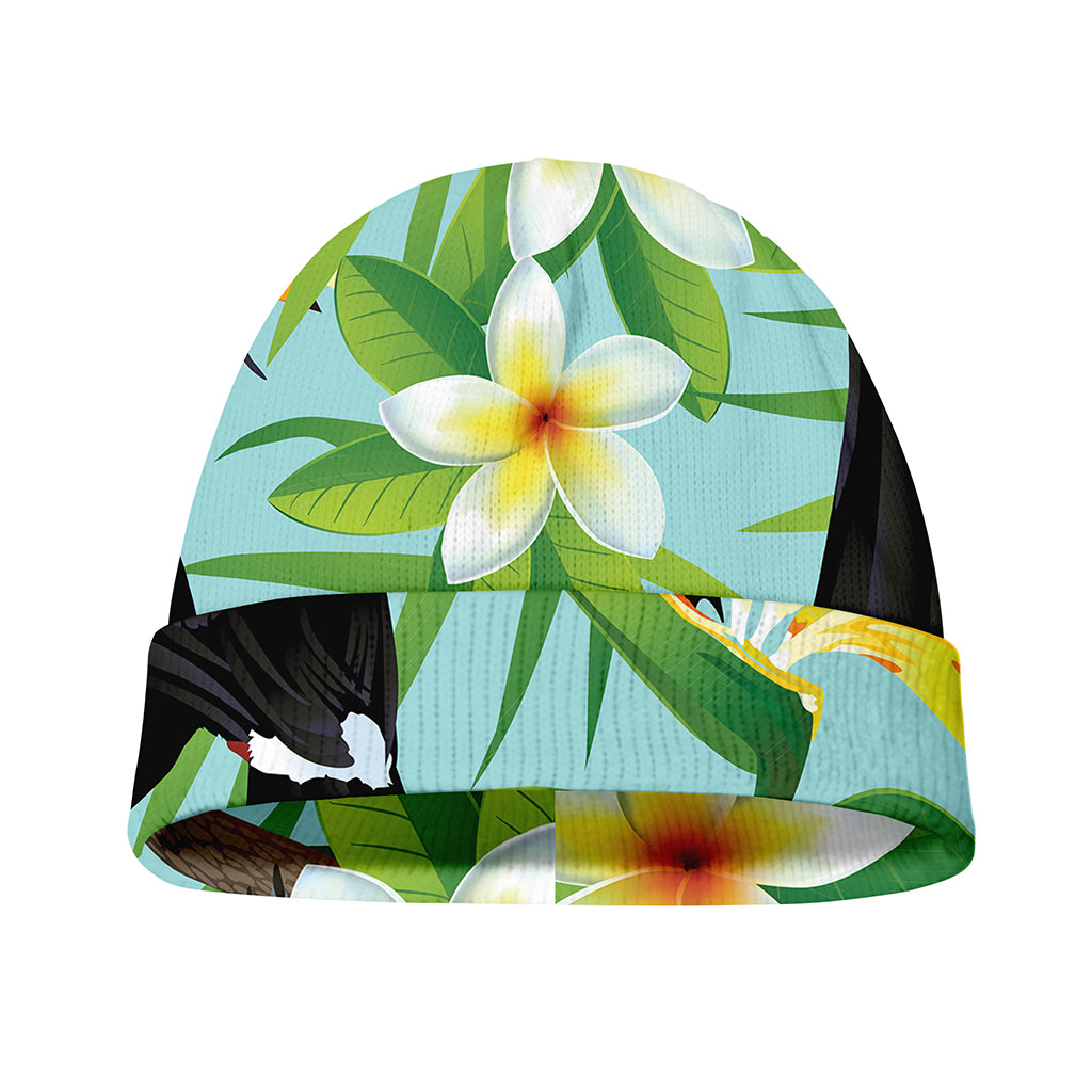 Aloha Keel-Billed Toucan Print Beanie