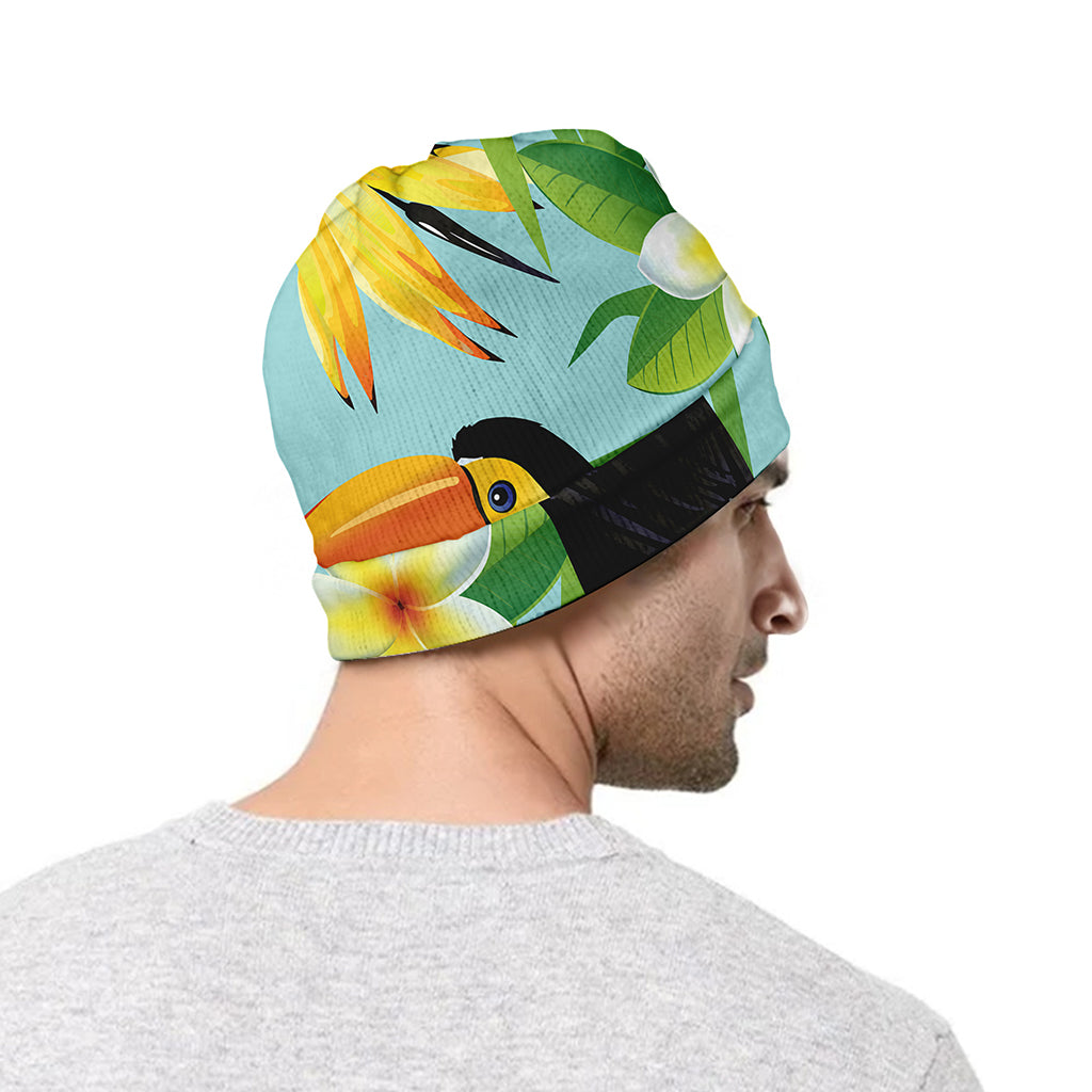 Aloha Keel-Billed Toucan Print Beanie