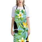Aloha Keel-Billed Toucan Print Bib Apron With Pocket