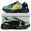 Aloha Keel-Billed Toucan Print Black Chunky Shoes