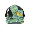 Aloha Keel-Billed Toucan Print Black Mesh Trucker Hat