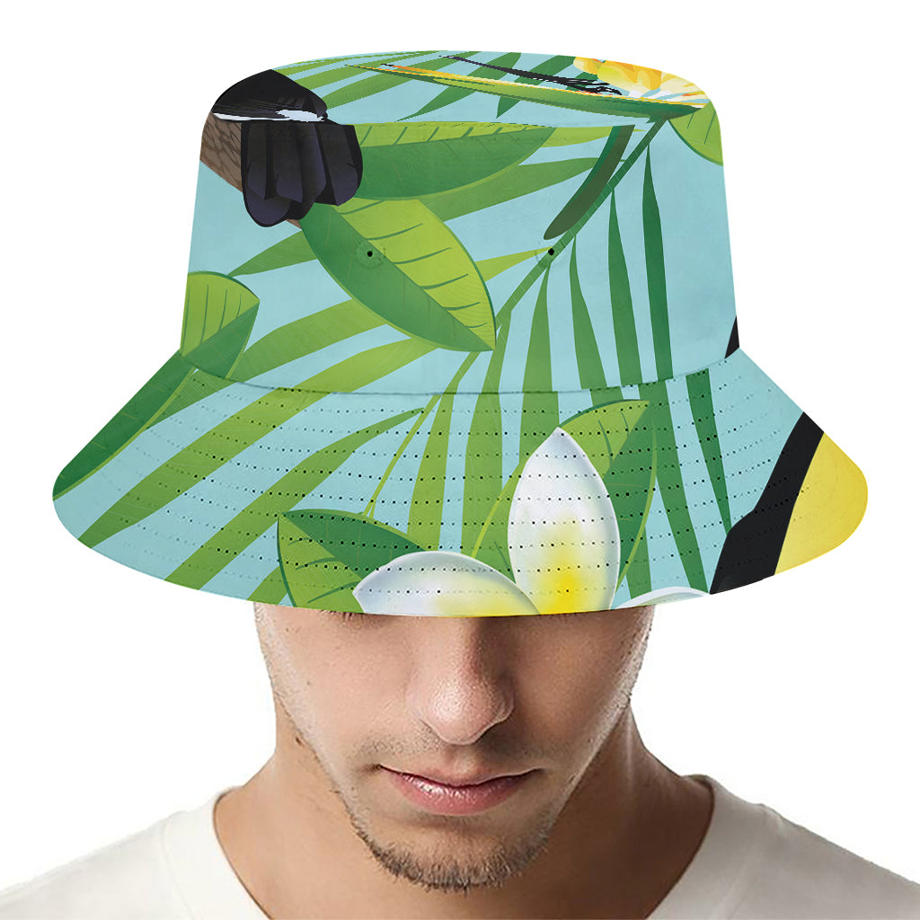 Aloha Keel-Billed Toucan Print Bucket Hat