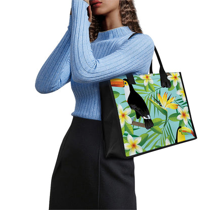 Aloha Keel-Billed Toucan Print Canvas Tote Bag