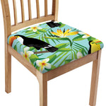 Aloha Keel-Billed Toucan Print Chair Cushion Cover