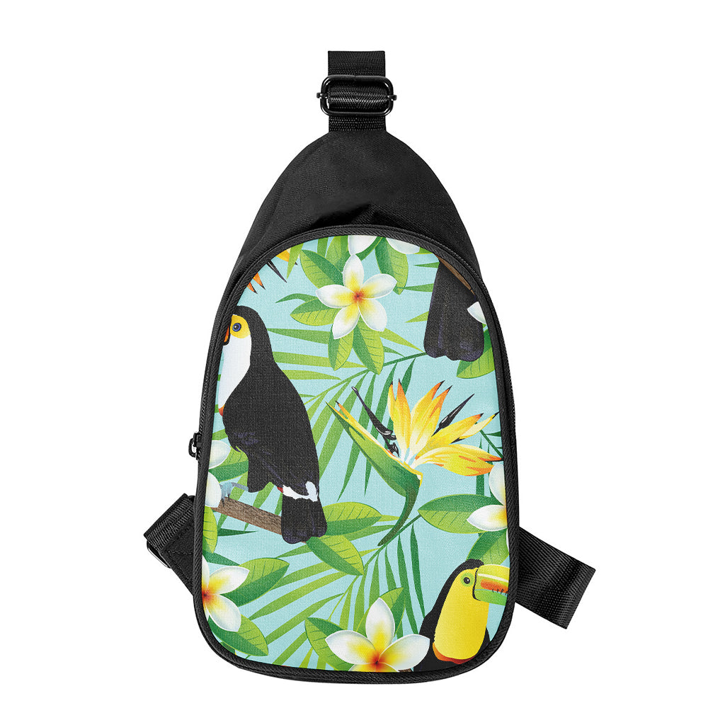Aloha Keel-Billed Toucan Print Chest Bag
