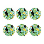Aloha Keel-Billed Toucan Print Coaster Set