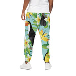Aloha Keel-Billed Toucan Print Cotton Pants