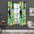 Aloha Keel-Billed Toucan Print Grommet Curtain Panels