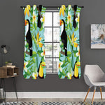 Aloha Keel-Billed Toucan Print Curtain