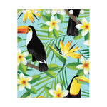 Aloha Keel-Billed Toucan Print Curtain