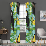 Aloha Keel-Billed Toucan Print Curtain