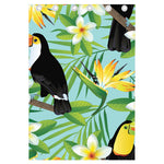 Aloha Keel-Billed Toucan Print Curtain