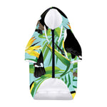 Aloha Keel-Billed Toucan Print Dog Zip Up Hoodie