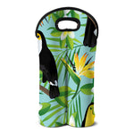 Aloha Keel-Billed Toucan Print Double Neoprene Wine Tote