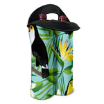 Aloha Keel-Billed Toucan Print Double Neoprene Wine Tote