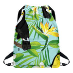 Aloha Keel-Billed Toucan Print Drawstring Backpack