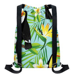 Aloha Keel-Billed Toucan Print Drawstring Backpack