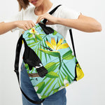 Aloha Keel-Billed Toucan Print Drawstring Backpack
