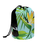 Aloha Keel-Billed Toucan Print Drawstring Makeup Bag