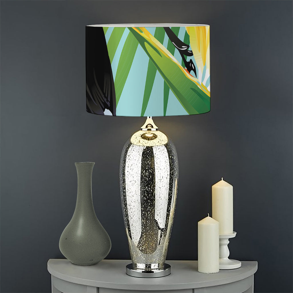 Aloha Keel-Billed Toucan Print Drum Lamp Shade