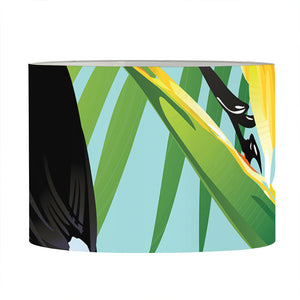 Aloha Keel-Billed Toucan Print Drum Lamp Shade