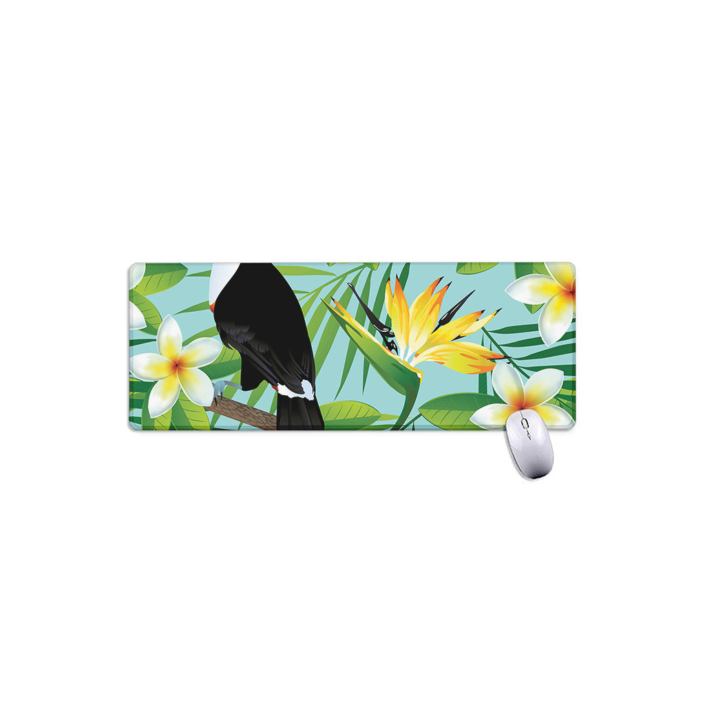 Aloha Keel-Billed Toucan Print Extended Mouse Pad