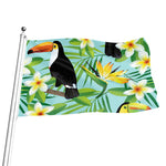 Aloha Keel-Billed Toucan Print Flag