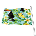 Aloha Keel-Billed Toucan Print Flag