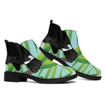 Aloha Keel-Billed Toucan Print Flat Ankle Boots