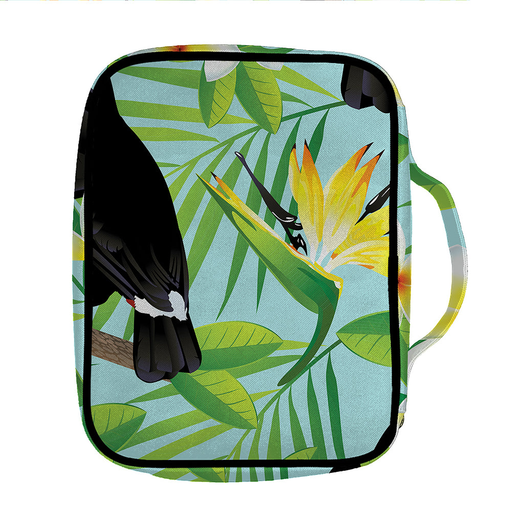 Aloha Keel-Billed Toucan Print Front Pocket Bible Bag