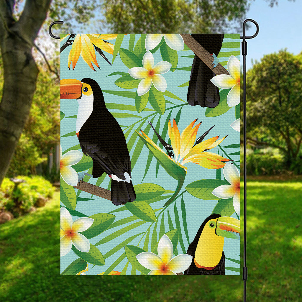 Aloha Keel-Billed Toucan Print Garden Flag