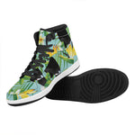 Aloha Keel-Billed Toucan Print High Top Leather Sneakers